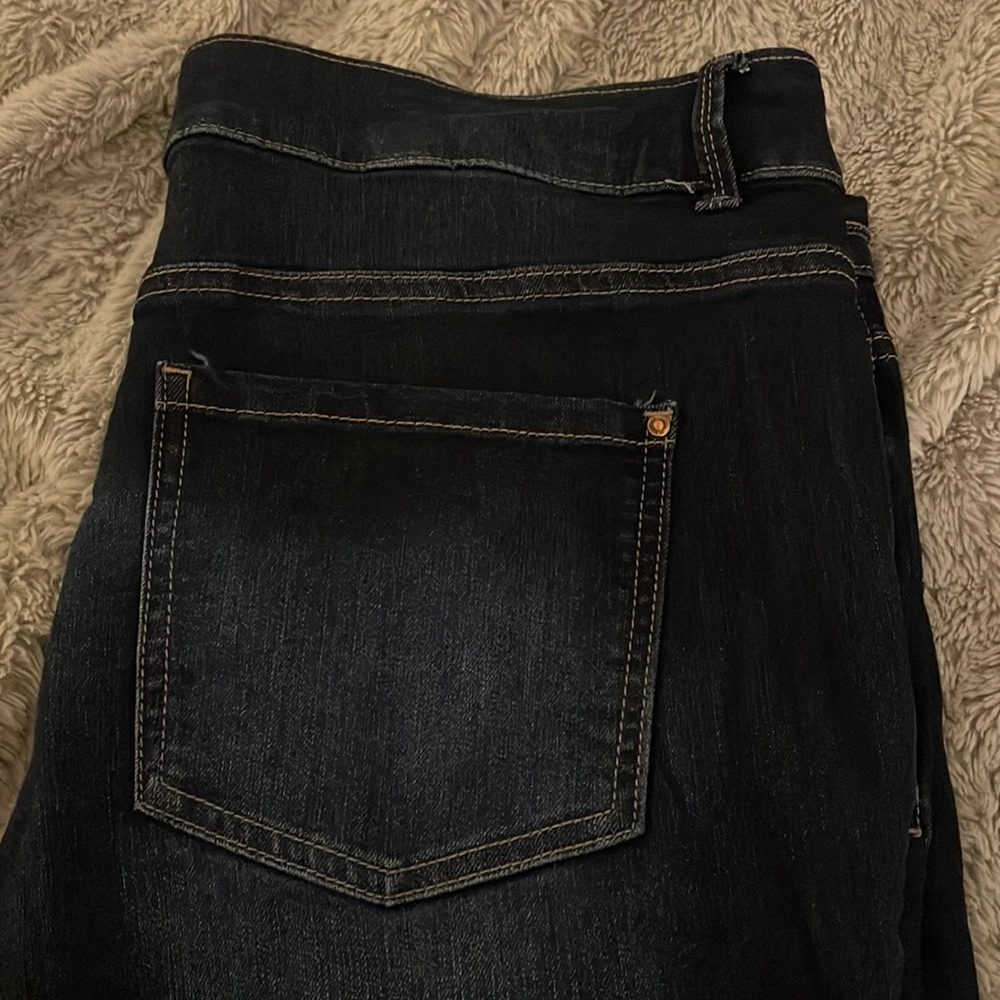 Maurices Everflex high-rise skinny jeans.